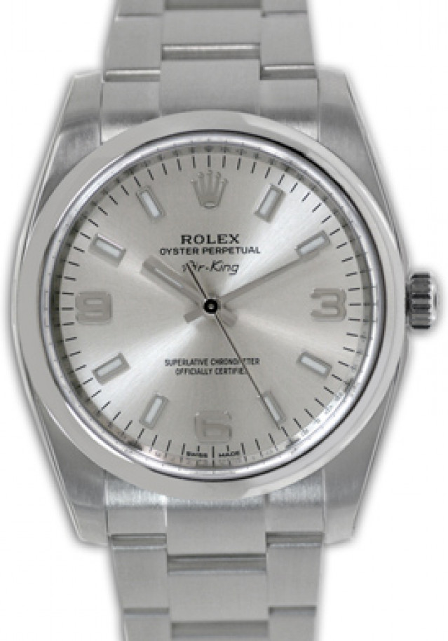 Used Steel Rolex Oyster Perpetual Air King 114200